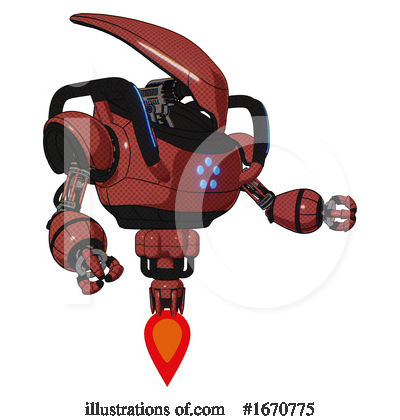 Royalty-Free (RF) Robot Clipart Illustration by Leo Blanchette - Stock Sample #1670775