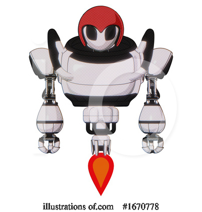 Royalty-Free (RF) Robot Clipart Illustration by Leo Blanchette - Stock Sample #1670778