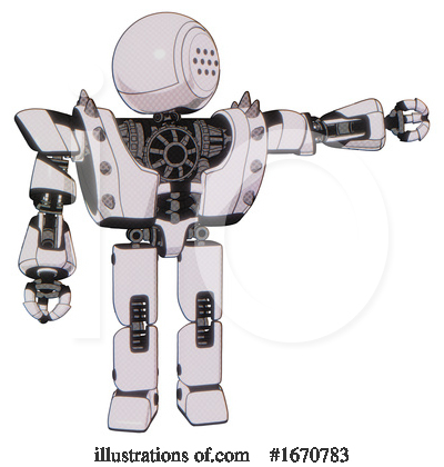 Royalty-Free (RF) Robot Clipart Illustration by Leo Blanchette - Stock Sample #1670783