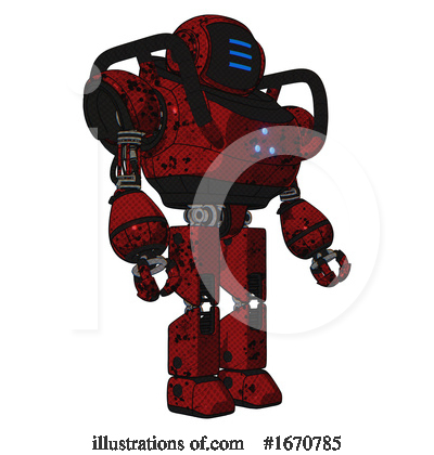 Royalty-Free (RF) Robot Clipart Illustration by Leo Blanchette - Stock Sample #1670785