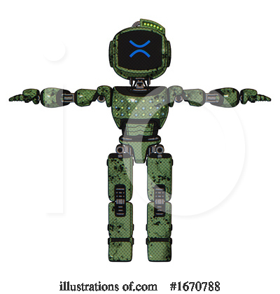 Royalty-Free (RF) Robot Clipart Illustration by Leo Blanchette - Stock Sample #1670788