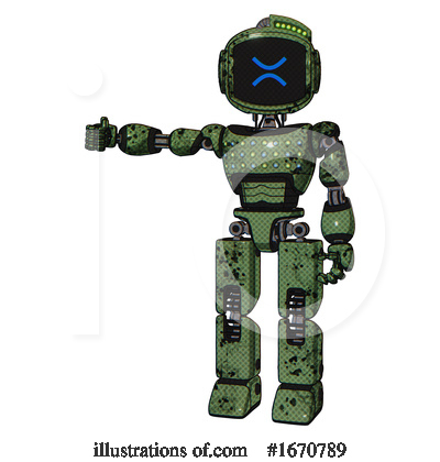Royalty-Free (RF) Robot Clipart Illustration by Leo Blanchette - Stock Sample #1670789