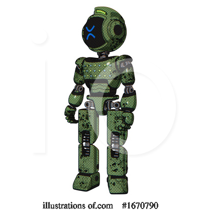 Royalty-Free (RF) Robot Clipart Illustration by Leo Blanchette - Stock Sample #1670790