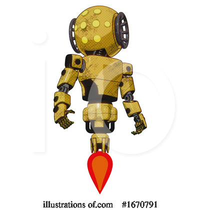 Royalty-Free (RF) Robot Clipart Illustration by Leo Blanchette - Stock Sample #1670791