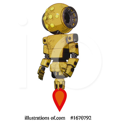 Royalty-Free (RF) Robot Clipart Illustration by Leo Blanchette - Stock Sample #1670792