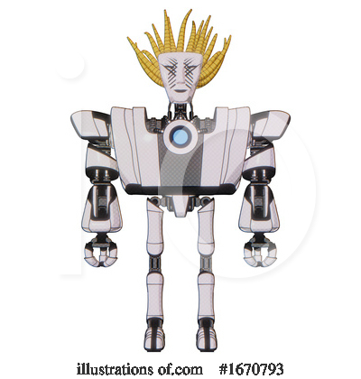 Royalty-Free (RF) Robot Clipart Illustration by Leo Blanchette - Stock Sample #1670793