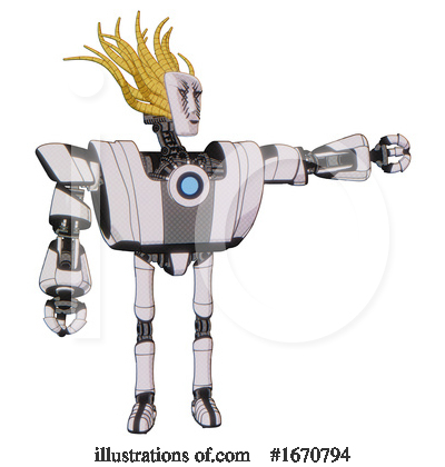 Royalty-Free (RF) Robot Clipart Illustration by Leo Blanchette - Stock Sample #1670794