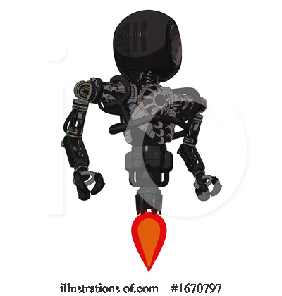 Royalty-Free (RF) Robot Clipart Illustration by Leo Blanchette - Stock Sample #1670797