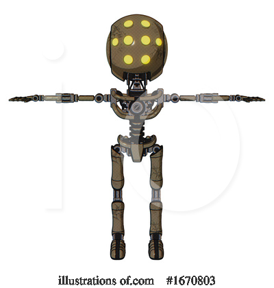 Royalty-Free (RF) Robot Clipart Illustration by Leo Blanchette - Stock Sample #1670803