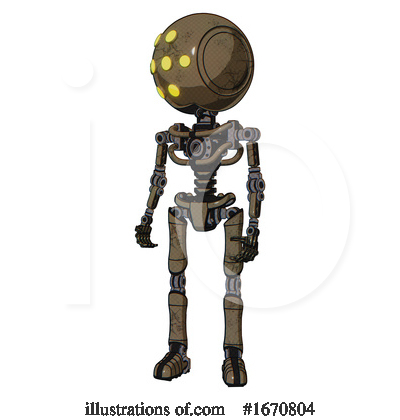 Royalty-Free (RF) Robot Clipart Illustration by Leo Blanchette - Stock Sample #1670804
