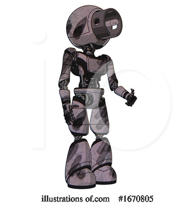 Royalty-Free (RF) Robot Clipart Illustration by Leo Blanchette - Stock Sample #1670805
