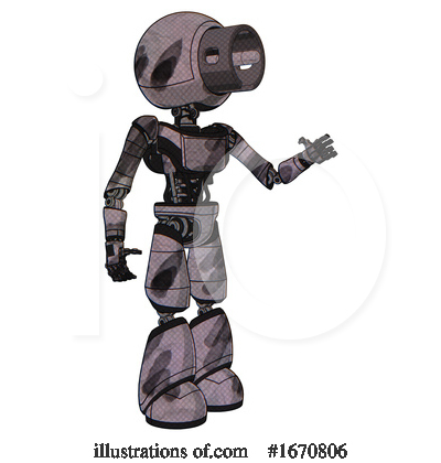 Royalty-Free (RF) Robot Clipart Illustration by Leo Blanchette - Stock Sample #1670806