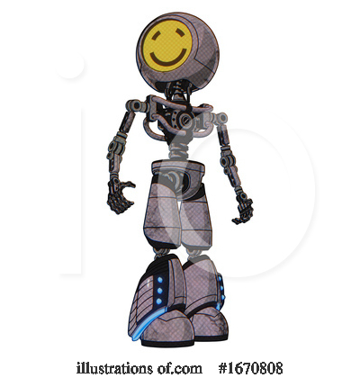 Royalty-Free (RF) Robot Clipart Illustration by Leo Blanchette - Stock Sample #1670808