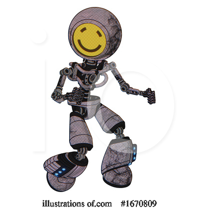 Royalty-Free (RF) Robot Clipart Illustration by Leo Blanchette - Stock Sample #1670809