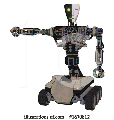 Royalty-Free (RF) Robot Clipart Illustration by Leo Blanchette - Stock Sample #1670812