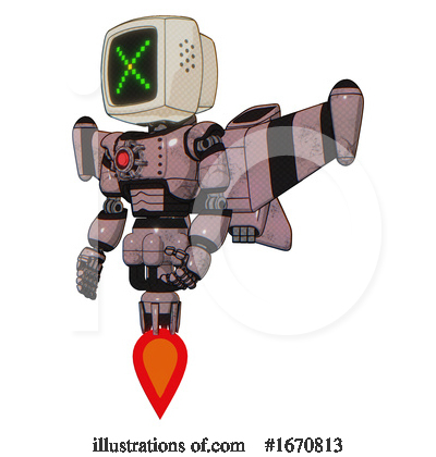 Royalty-Free (RF) Robot Clipart Illustration by Leo Blanchette - Stock Sample #1670813