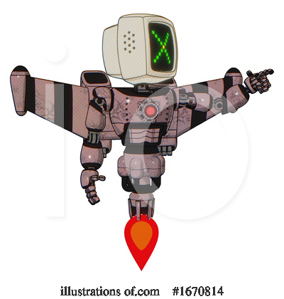 Royalty-Free (RF) Robot Clipart Illustration by Leo Blanchette - Stock Sample #1670814