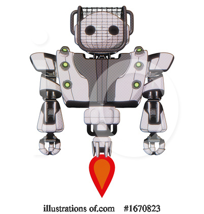 Royalty-Free (RF) Robot Clipart Illustration by Leo Blanchette - Stock Sample #1670823