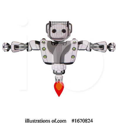 Royalty-Free (RF) Robot Clipart Illustration by Leo Blanchette - Stock Sample #1670824