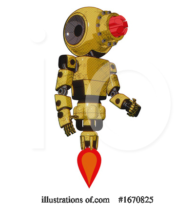 Royalty-Free (RF) Robot Clipart Illustration by Leo Blanchette - Stock Sample #1670825