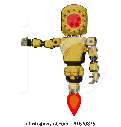 Royalty-Free (RF) Robot Clipart Illustration by Leo Blanchette - Stock Sample #1670826