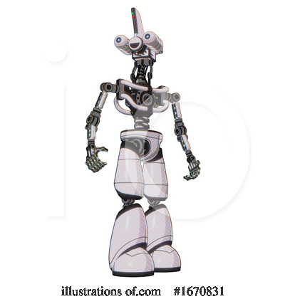 Royalty-Free (RF) Robot Clipart Illustration by Leo Blanchette - Stock Sample #1670831