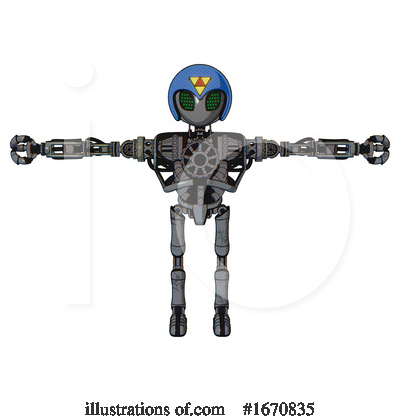 Royalty-Free (RF) Robot Clipart Illustration by Leo Blanchette - Stock Sample #1670835