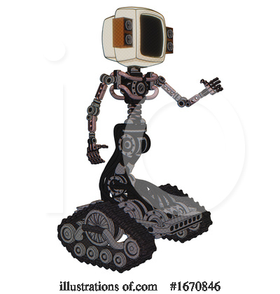 Royalty-Free (RF) Robot Clipart Illustration by Leo Blanchette - Stock Sample #1670846
