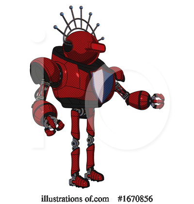 Royalty-Free (RF) Robot Clipart Illustration by Leo Blanchette - Stock Sample #1670856