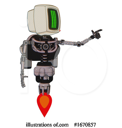 Royalty-Free (RF) Robot Clipart Illustration by Leo Blanchette - Stock Sample #1670857