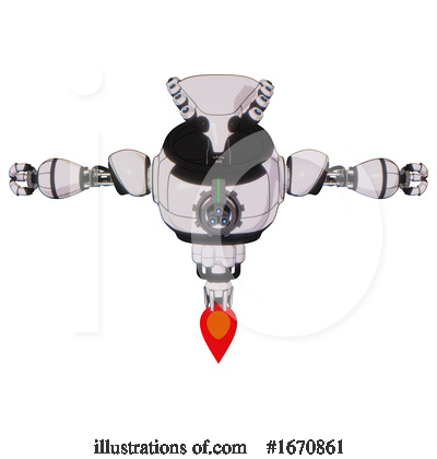Royalty-Free (RF) Robot Clipart Illustration by Leo Blanchette - Stock Sample #1670861