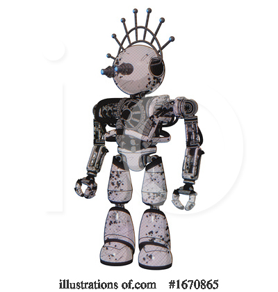 Royalty-Free (RF) Robot Clipart Illustration by Leo Blanchette - Stock Sample #1670865