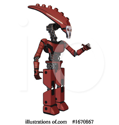Royalty-Free (RF) Robot Clipart Illustration by Leo Blanchette - Stock Sample #1670867
