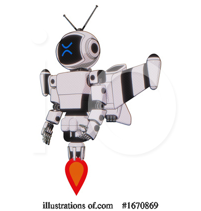 Royalty-Free (RF) Robot Clipart Illustration by Leo Blanchette - Stock Sample #1670869