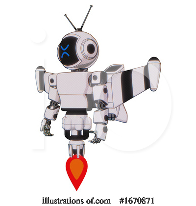Royalty-Free (RF) Robot Clipart Illustration by Leo Blanchette - Stock Sample #1670871