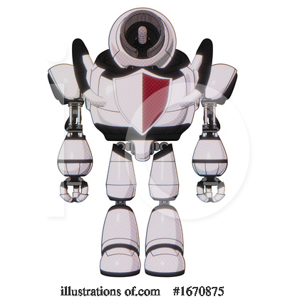 Royalty-Free (RF) Robot Clipart Illustration by Leo Blanchette - Stock Sample #1670875