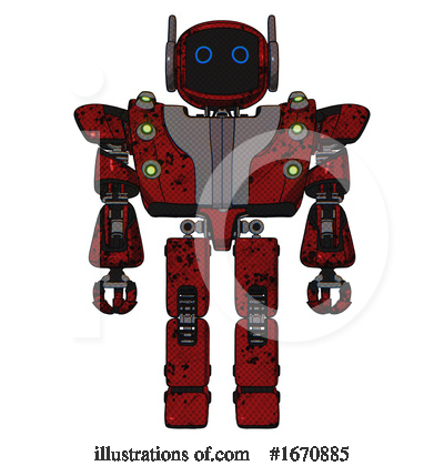 Royalty-Free (RF) Robot Clipart Illustration by Leo Blanchette - Stock Sample #1670885