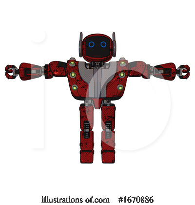 Royalty-Free (RF) Robot Clipart Illustration by Leo Blanchette - Stock Sample #1670886