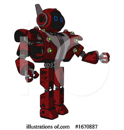 Royalty-Free (RF) Robot Clipart Illustration by Leo Blanchette - Stock Sample #1670887