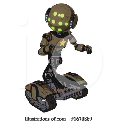 Royalty-Free (RF) Robot Clipart Illustration by Leo Blanchette - Stock Sample #1670889