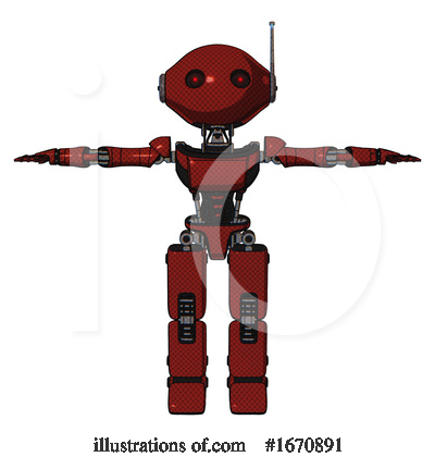 Royalty-Free (RF) Robot Clipart Illustration by Leo Blanchette - Stock Sample #1670891