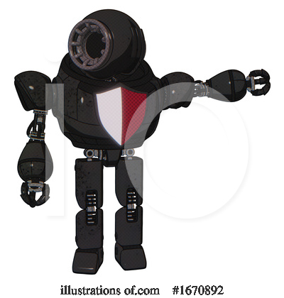 Royalty-Free (RF) Robot Clipart Illustration by Leo Blanchette - Stock Sample #1670892