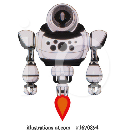 Royalty-Free (RF) Robot Clipart Illustration by Leo Blanchette - Stock Sample #1670894