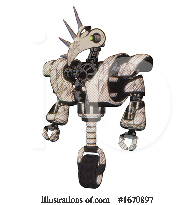 Royalty-Free (RF) Robot Clipart Illustration by Leo Blanchette - Stock Sample #1670897