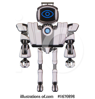 Royalty-Free (RF) Robot Clipart Illustration by Leo Blanchette - Stock Sample #1670898