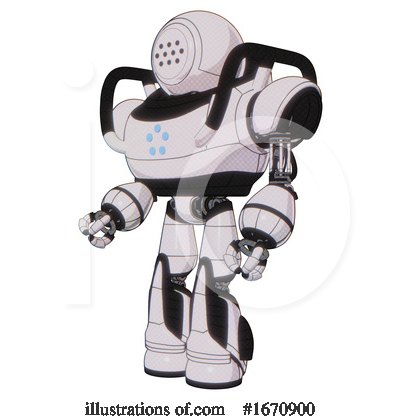 Royalty-Free (RF) Robot Clipart Illustration by Leo Blanchette - Stock Sample #1670900