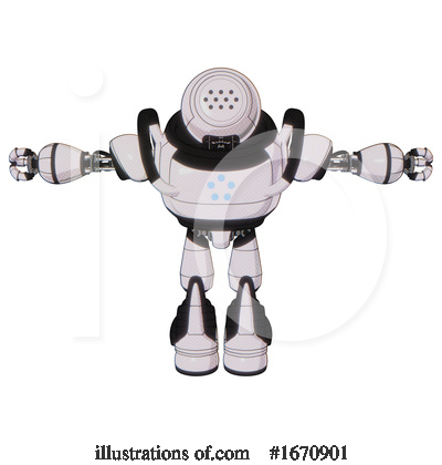 Royalty-Free (RF) Robot Clipart Illustration by Leo Blanchette - Stock Sample #1670901