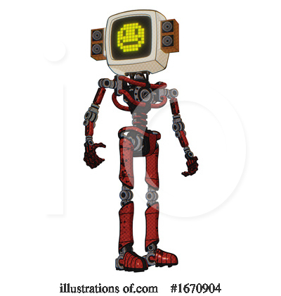 Royalty-Free (RF) Robot Clipart Illustration by Leo Blanchette - Stock Sample #1670904