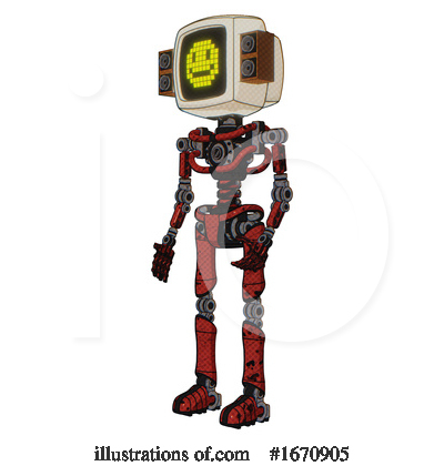 Royalty-Free (RF) Robot Clipart Illustration by Leo Blanchette - Stock Sample #1670905