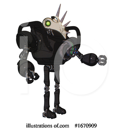 Royalty-Free (RF) Robot Clipart Illustration by Leo Blanchette - Stock Sample #1670909